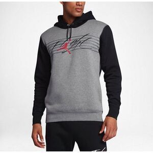 Air Jordan Men Fleece Flight Hoodie Size M